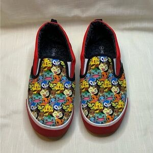 Pokemon and Ground UP Collaboration Slip on Sneakers